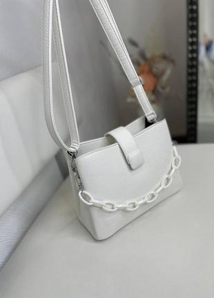Женская стильная и качественная сумка из эко кожи 3 цвета9 фото