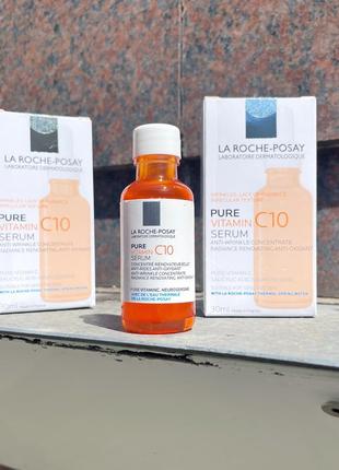 Сироватка-антиоксидант  la roche-posay з вітаміном с vitamin c10