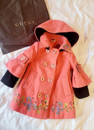 Демисезонное пальто детское тм zalexa 4-5 лет