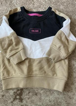 Свитшот кофта 6-9 м