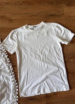 Классическая хлопковая футболка оверсайз от zara