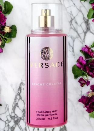 Парфюмированный спрей для тела versace bright crystal 275 мл