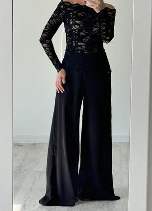 Брюки штани палаццо zara