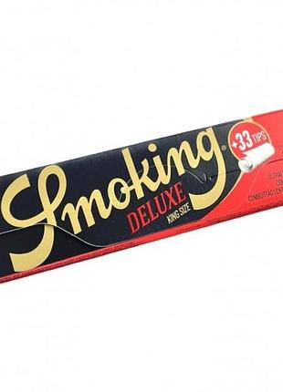 Бумага для самокруток smoking ks de luxe + tips