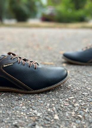 Туфли мужские marko studio кожаные черные 45р