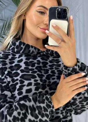 Костюм домашній худі з капюшоном, м'який та теплий