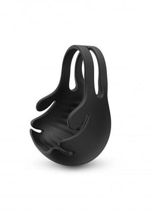 Ерекційне кільце з вібрацією та підігрівом мошонки dorcel fun bag