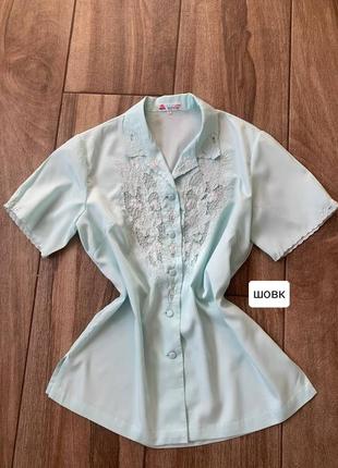 Вінтажна шовкова блуза