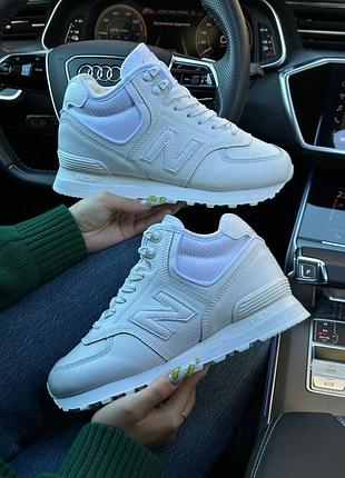 Шикарные стильные женские кроссовки new balance 574 high fur ❄️