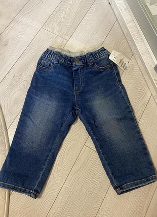 Джинсы для мальчика h&m, размер 80/86.