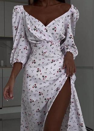 Сукня плаття з довгим рукавом