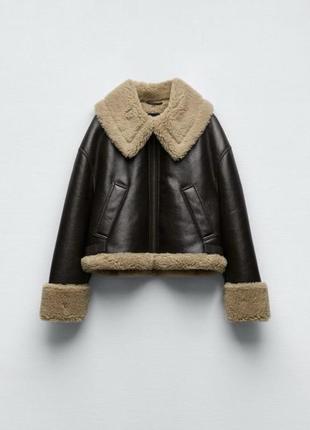 Дубленка zara