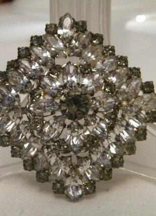 Старинная брошь чехословакия 1950 годов винтаж №486