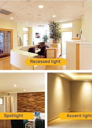 Світлодіодна лампа linkind dimmable gu5.3 5,5 вт, еквівалент 50 вт, 2700 к, теплий...