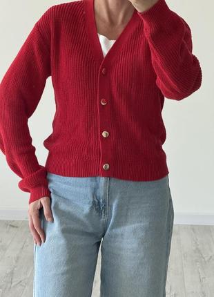 Кардиган кофта бавовняна zara h&m