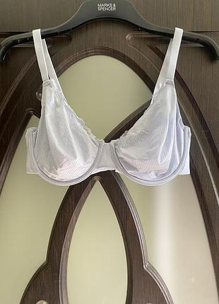 Шикарный, базовый, бюстгальтер, в полоску, в нежно голубом, цвете, от дорогого бренда: body essentials by tchibo 🫶