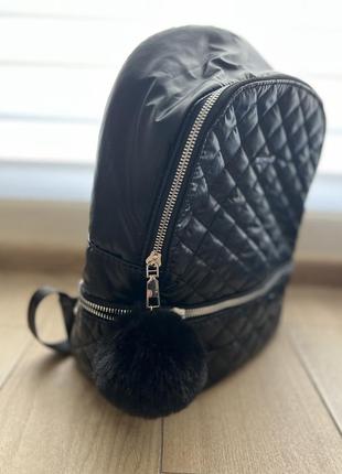 Черный рюкзак для девочки mayoral