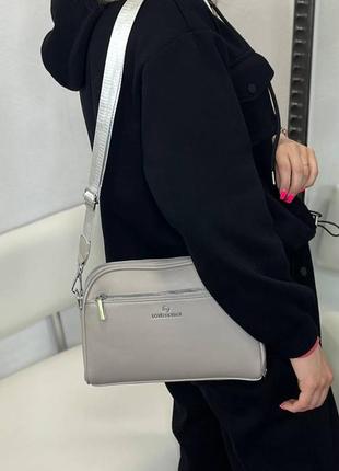 Женская стильная и качественная сумка из эко кожи 4 цвета3 фото