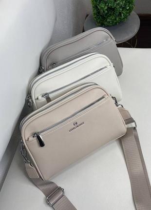 Женская стильная и качественная сумка из эко кожи 4 цвета6 фото