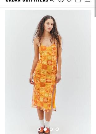 Плаття з тюлю на підкладці з розрізом від daisy street л/хл