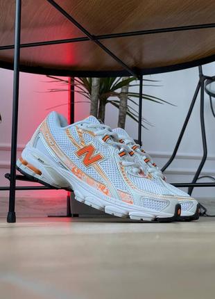 Жіночі кросівки new balance 740 white orange