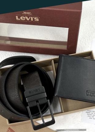 Ремінь і гаманець від levi’s