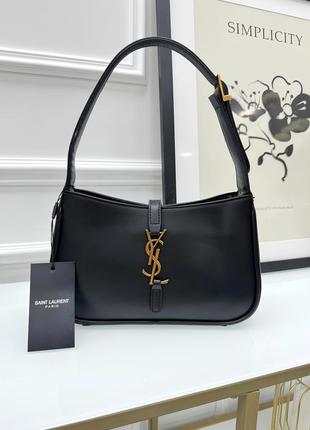 Жіноча сумка yves saint laurent ysl ів сен лоран чорний клатч