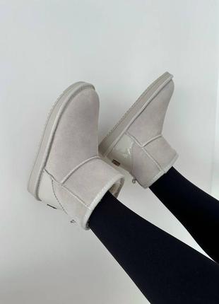 Замшеві уггі UGG Careena 100mm wedge sandals Brown
