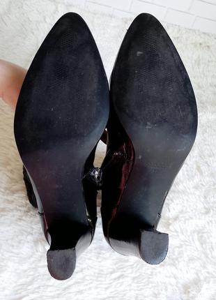 Кожаные ботинки, полусапоги