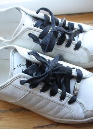 Кроссовки guess college trainers white