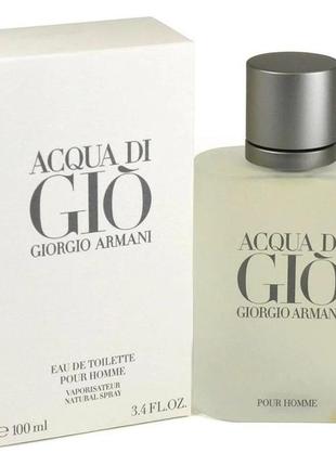 Туалетна вода , armani aqcua di gio 100 ml original pack