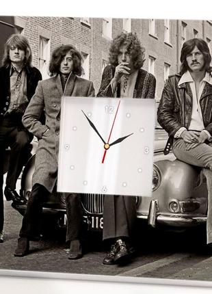 Годинник "led zeppelin. лед зеппелін" подарунок для фанатів рок музики, прикраса в бар, клуб, студію
