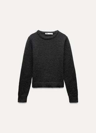 Свитер из тонкого трикотажа zara