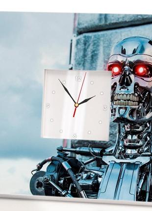 Часы "фильм терминатор. terminator" подарок для фанатов кино, сериалов, украшение интерьера