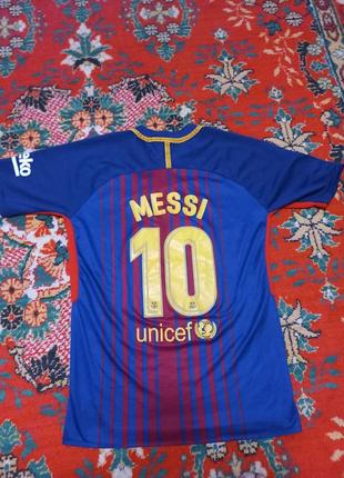 Футболка футбольная barcelona messi10 фото
