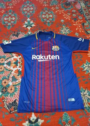 Футболка футбольная barcelona messi2 фото