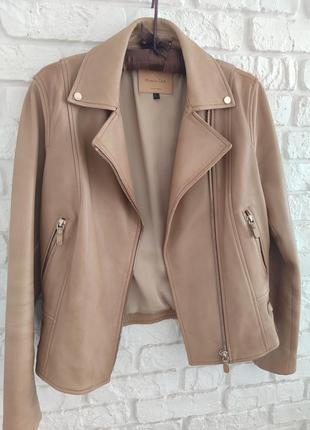 Кожаная косуха massimo dutti