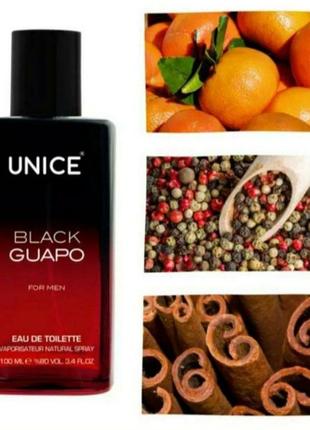 Чоловіча туалетна вода unice guapo, 100 мл