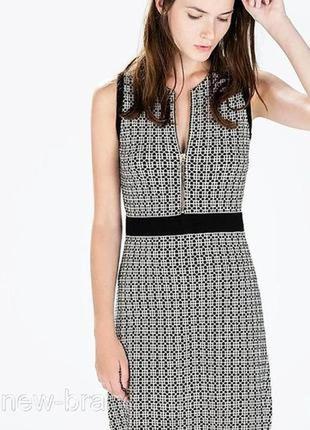 Трикотажне натуральне плаття zara.