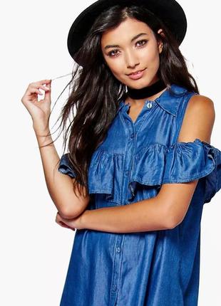 Нова італійська джинсова сорочка #219#