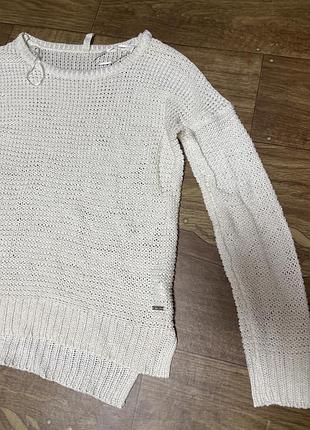 Жіноча підліткова вʼязана весняна осіння кофта светр осінній вʼязанний