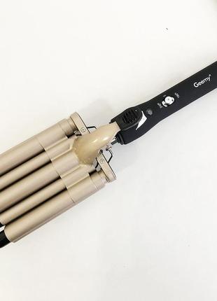 Плойка для об'єму gemei gm-2933, плойка гофре для волосся, професійна, щипці hd-504 для волосся