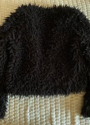 Женская короткая демисезонная шубка h&m