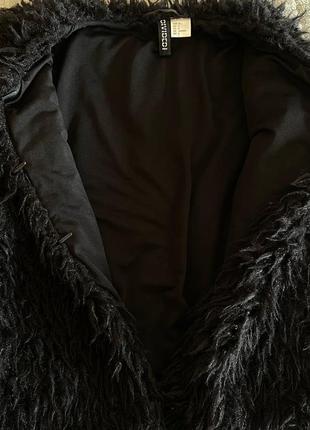Женская короткая демисезонная шубка h&m