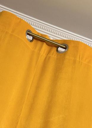 Штори жовті на люверсах