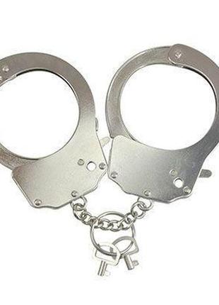 Наручники металлические для секса бдсм adrien lastic handcuffs metallic