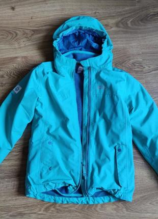 Куртка вітровка  з фліскою jack wolfskin 3 в 1