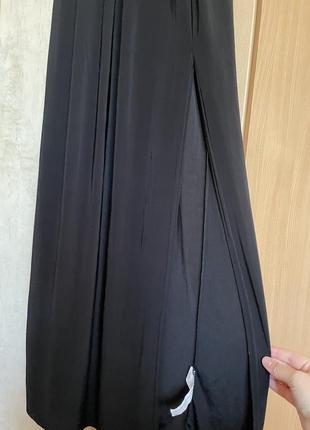Платье чёрное масло boohoo3 фото