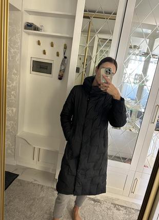 Длинный пуховик