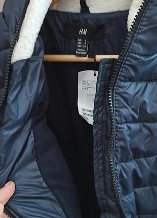 Куртка синя h&m 3